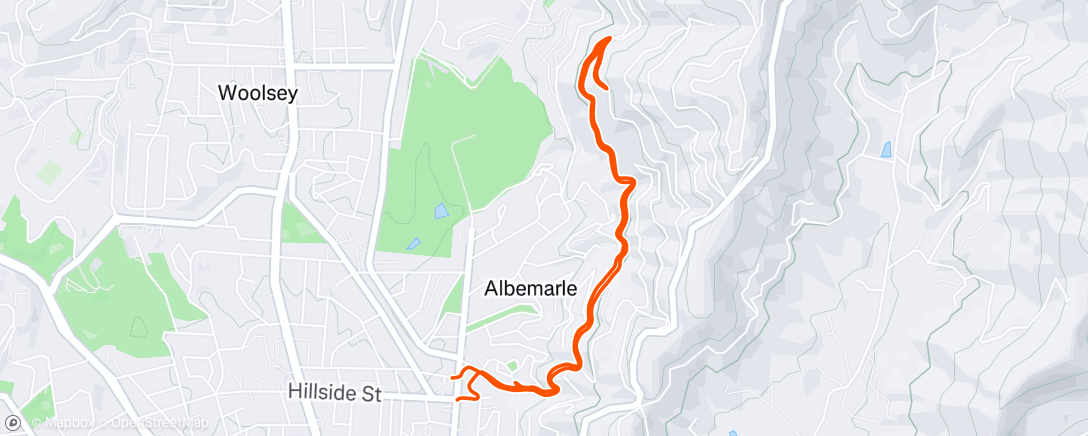 Map of the activity, Lunch Walk