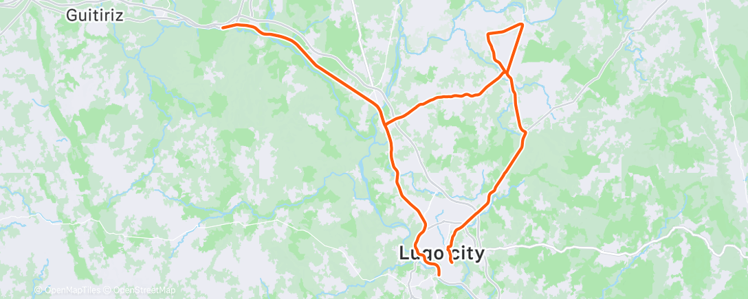 Map of the activity, 🌧️😩