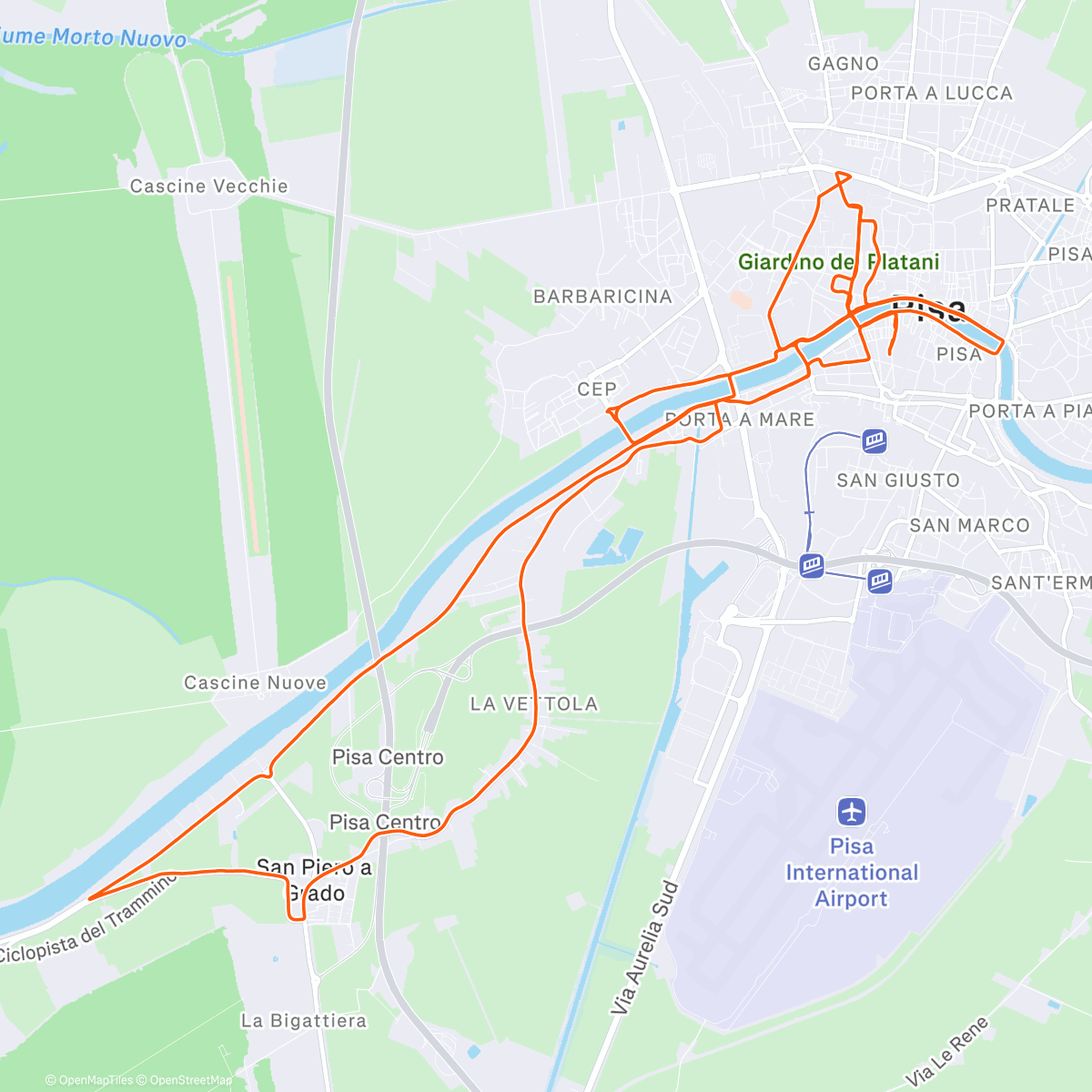 Map of the activity, 28k Steady | felt better today. But I need to get back running “fast” not just long