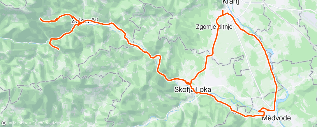 Map of the activity, Prtovč ⛰️💚