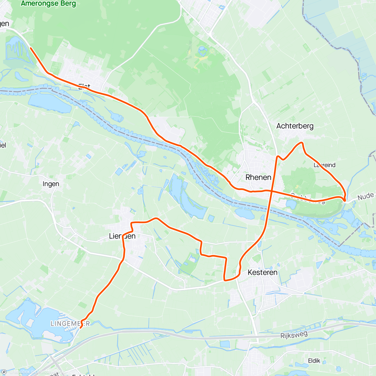 Map of the activity, ROUVY - La Vuelta 2022 | Stage 2 - Elst | NL