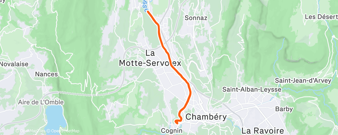 Mapa da atividade, Seuil par -3 degrés 🥶