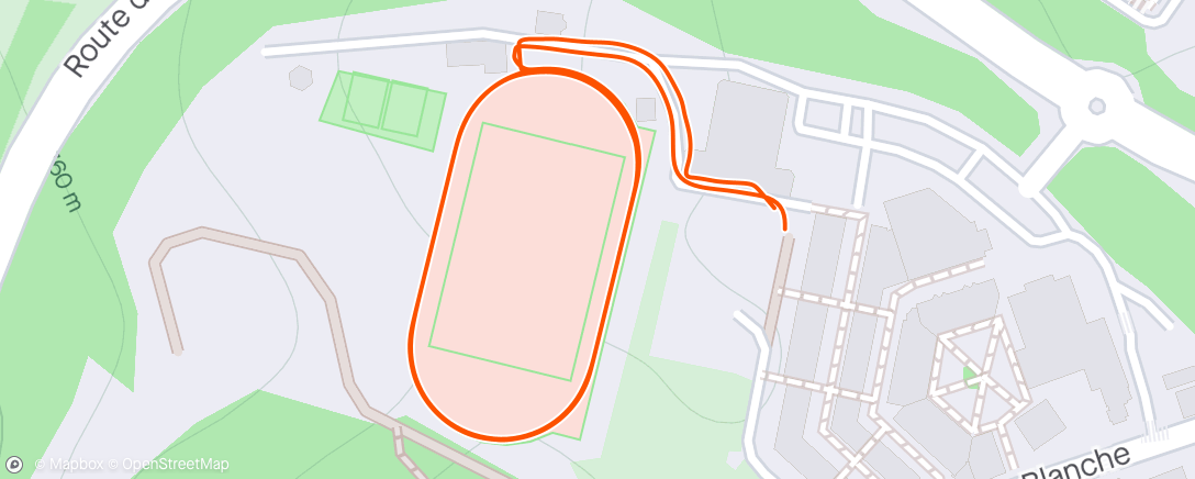 Map of the activity, A few laps with the best company