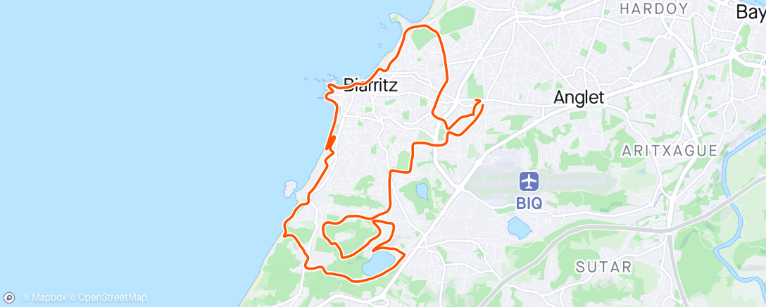 Map of the activity, Semi Biarritz