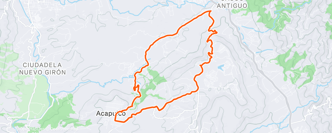 Map of the activity, La O