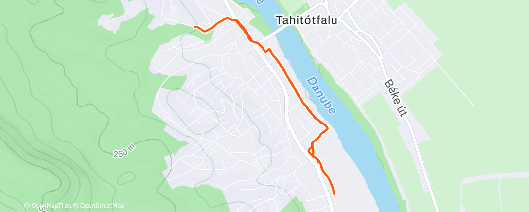 Карта физической активности (Morning Run)