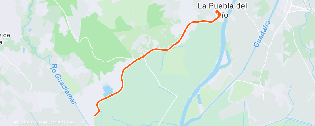 Map of the activity, Vado Don Simón