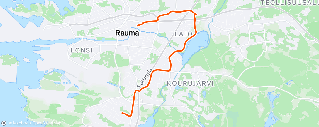 Mapa da atividade, Afternoon Ride