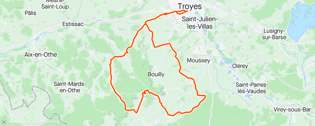 Map of the activity, Sortie avec la 🐔-ette