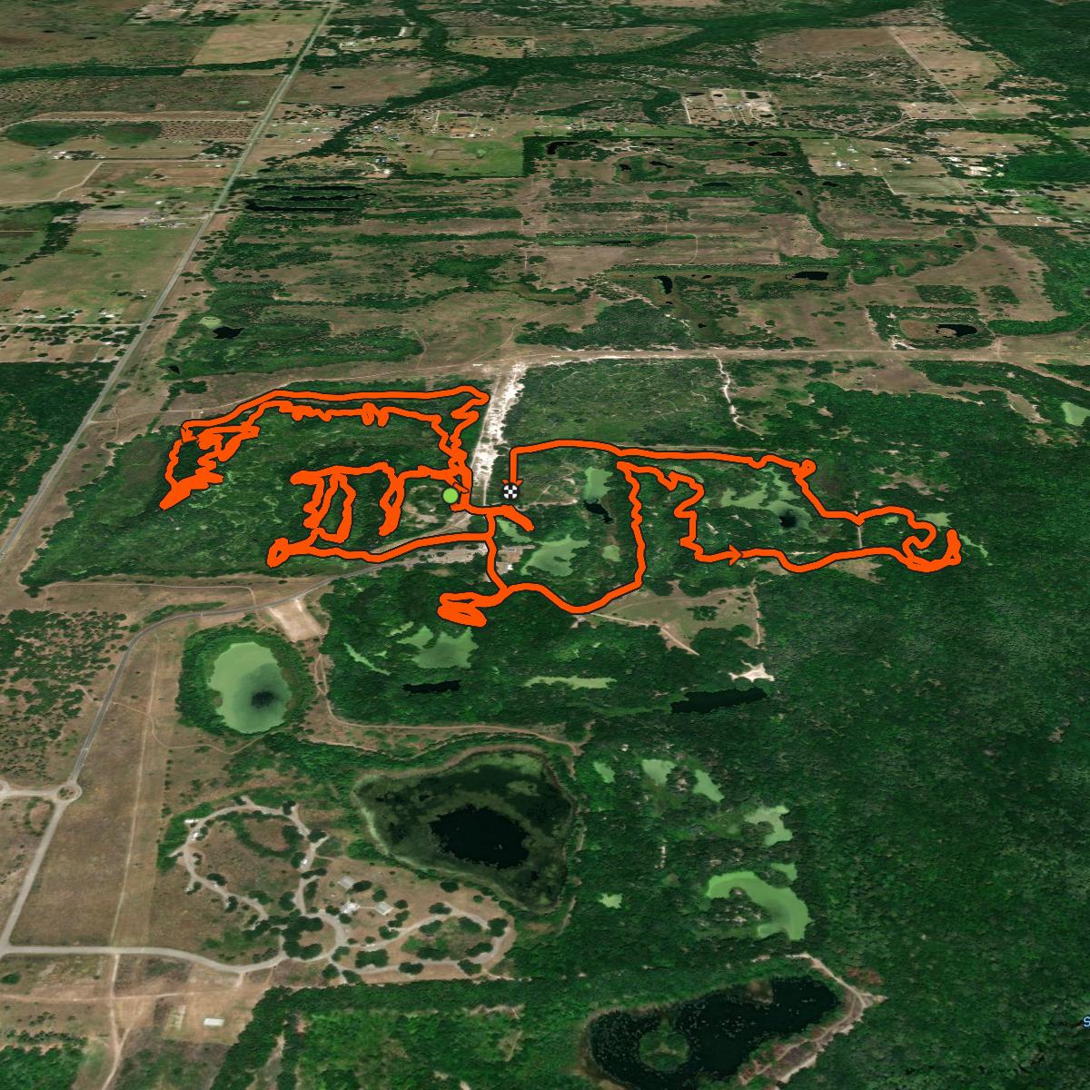 Map of the activity, Thanksriding!!