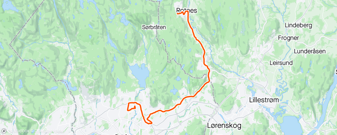 Mapa de la actividad, Litta tur til Nydalen for å spise bolle