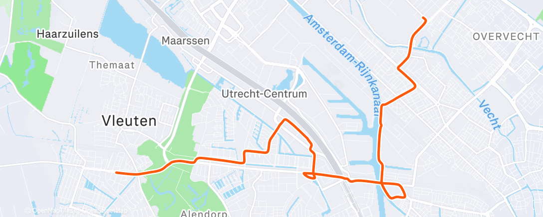 Карта физической активности (Naar huis)