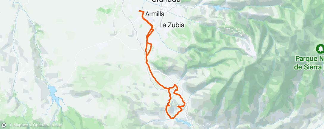 Map of the activity, Cozvijar-Restabal-Murtas