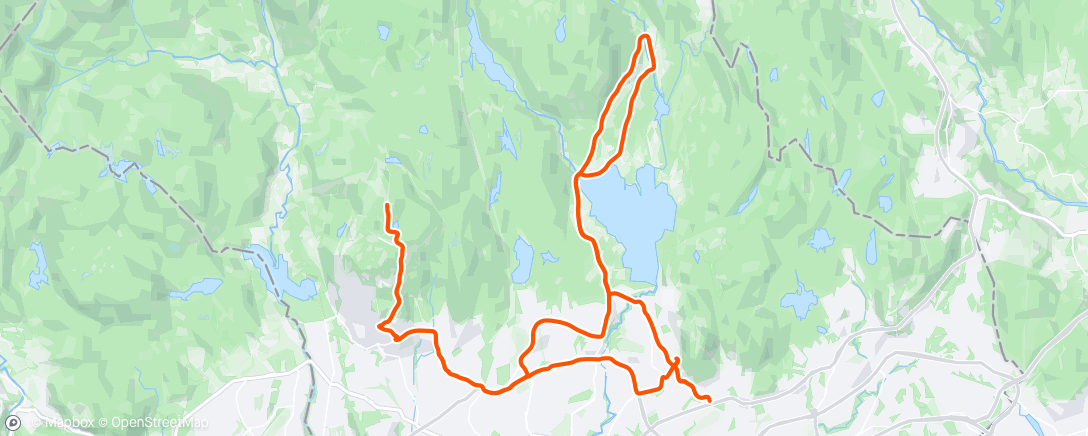 Карта физической активности (Tryvann og Maridalen med Erik)