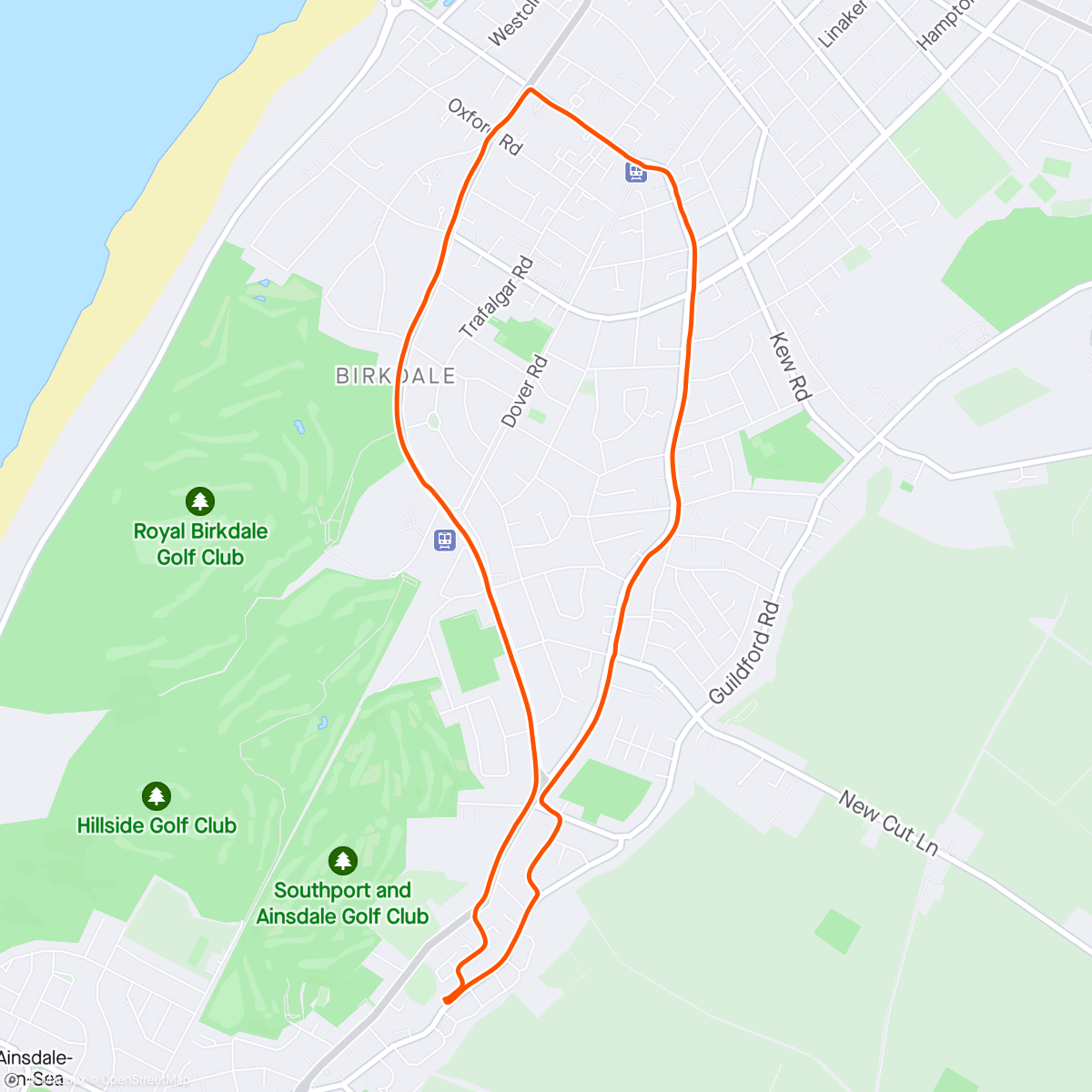 Map of the activity, Morning Run 🏃‍♀️ 1st May! 🌺