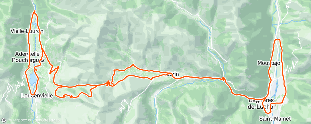 Carte de l'activité