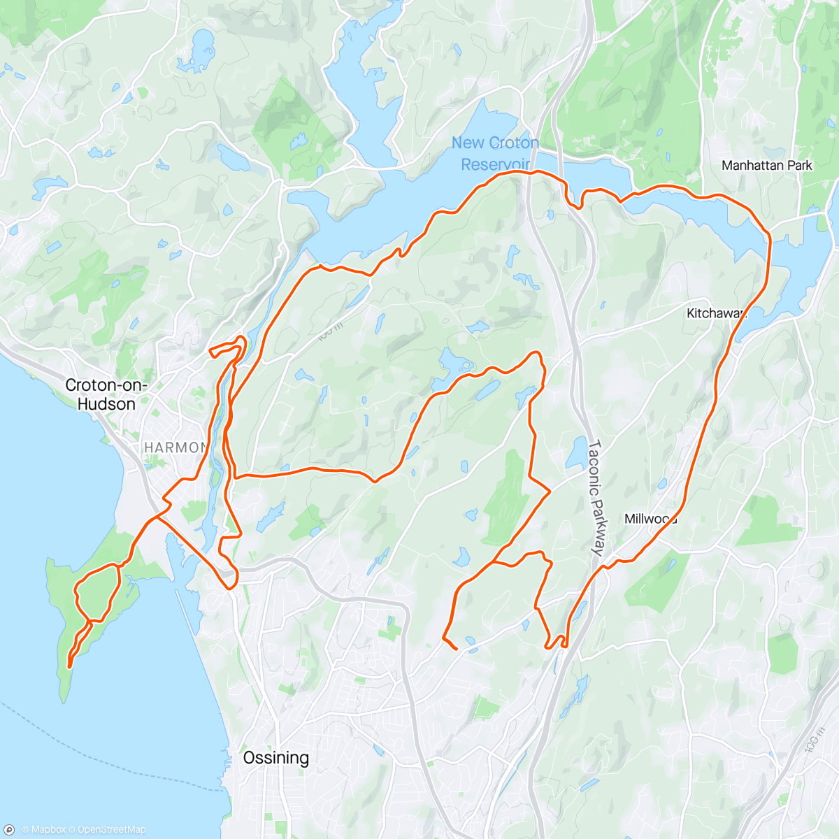 Map of the activity, Glory to Gravel