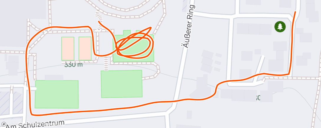 Map of the activity, Kronacher Sonne schnuppern