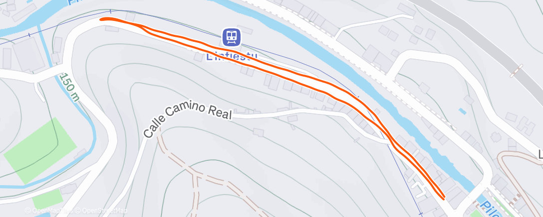 Карта физической активности (Evening Run)