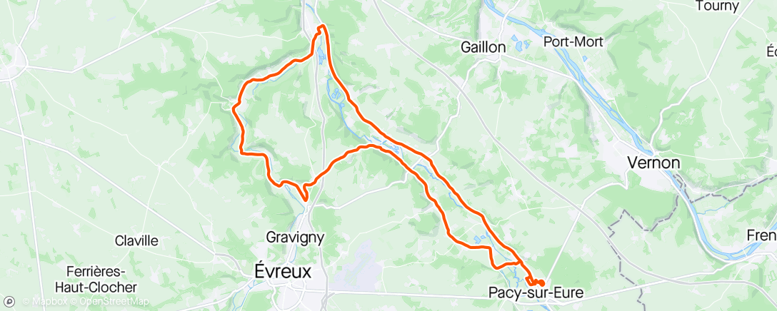 Map of the activity, Sortie vélo le matin💨💨