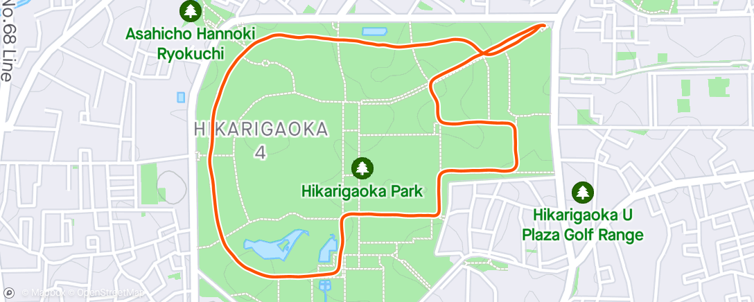 Map of the activity, 光が丘公園