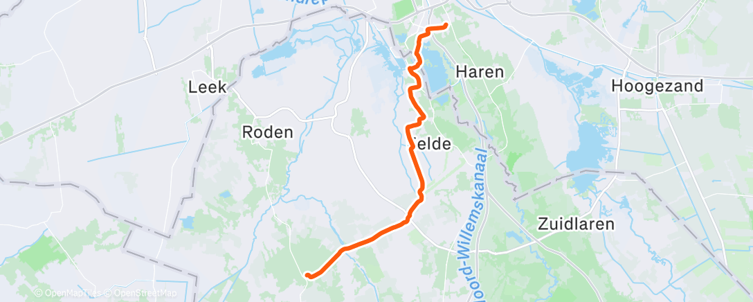 Карта физической активности (Naar de paden!)