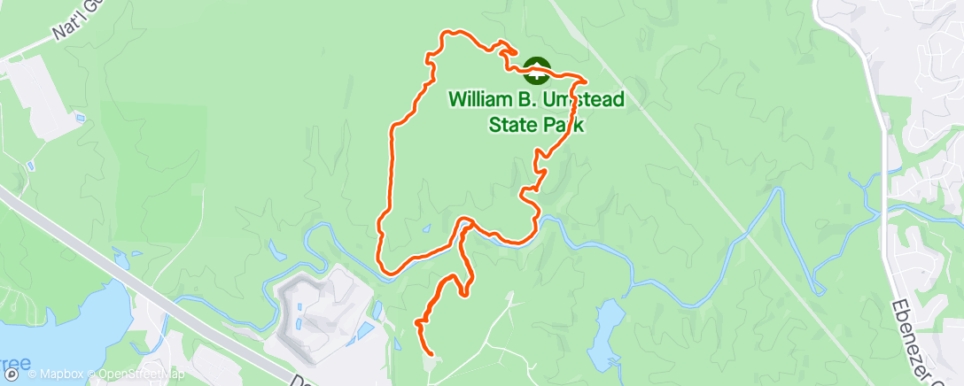Map of the activity, Pre-Hozier Concert Hike with Keegan