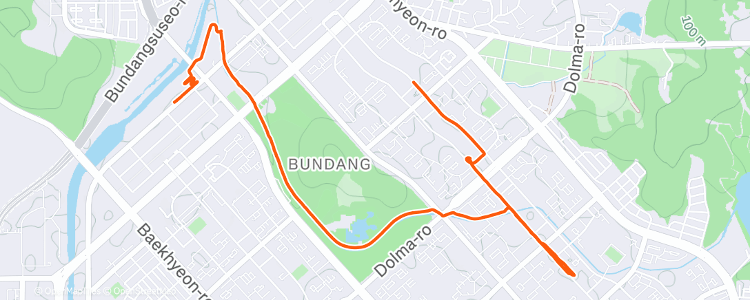 Map of the activity, Afternoon Ride