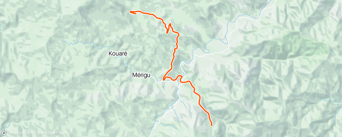 Map of the activity, Zwift - simplementeжай  on Mt Fuji in France