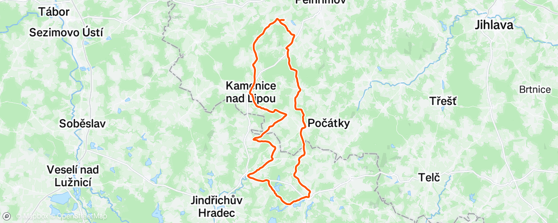 Map of the activity, Morning Ride