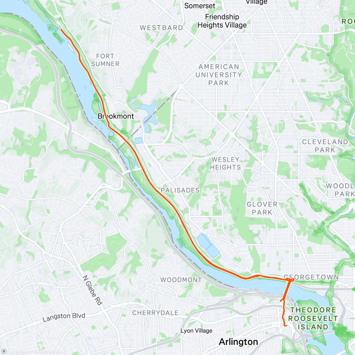 Map of the activity, C&Ō