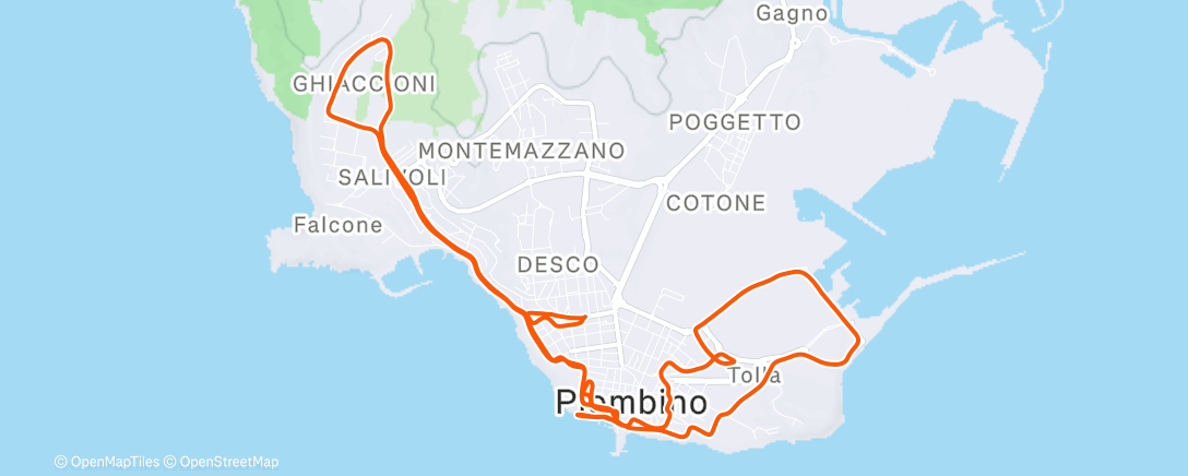 Map of the activity, La corsa dei sensi di colpa