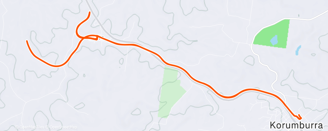 Карта физической активности (Afternoon Ride)