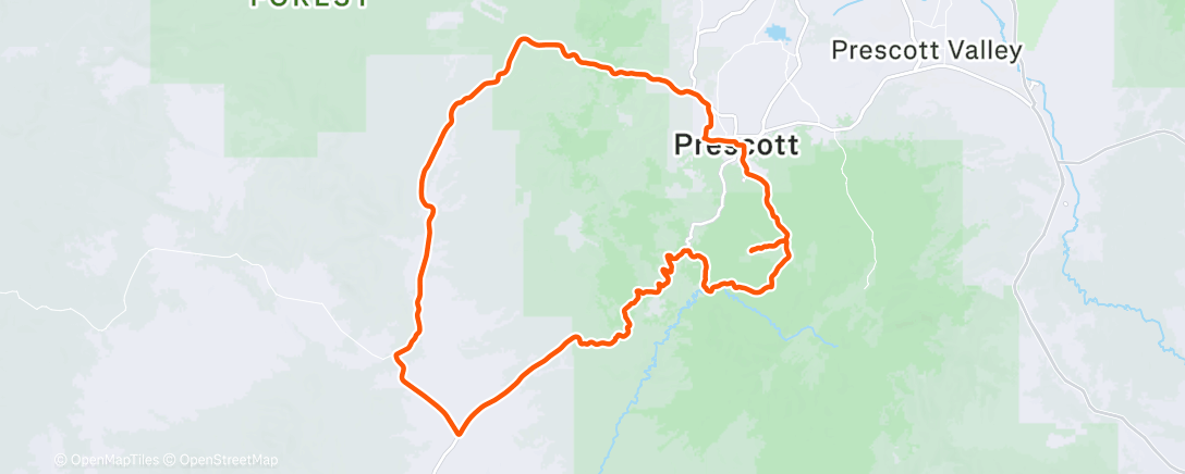 Map of the activity, Wednesday loop with EPO