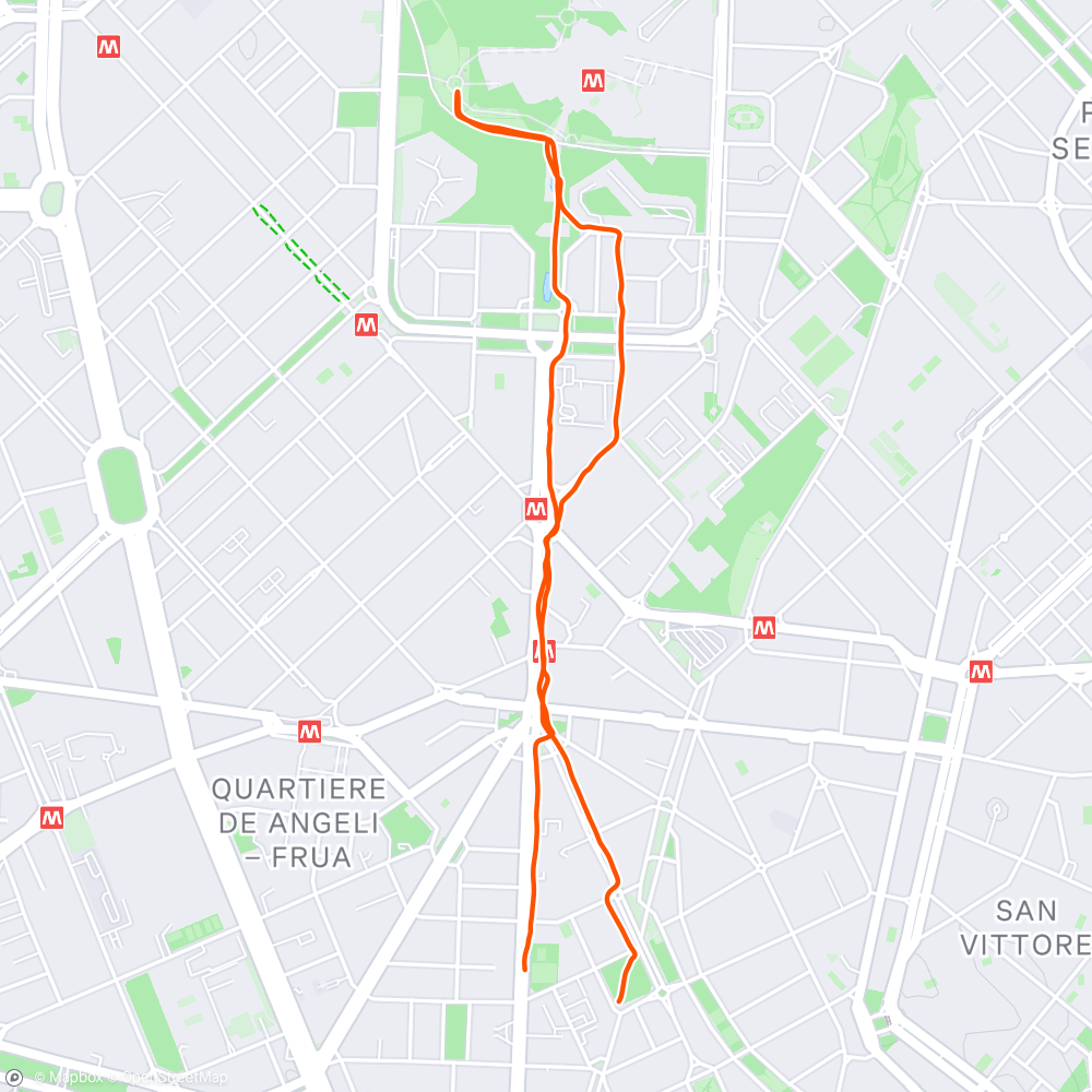 Map of the activity