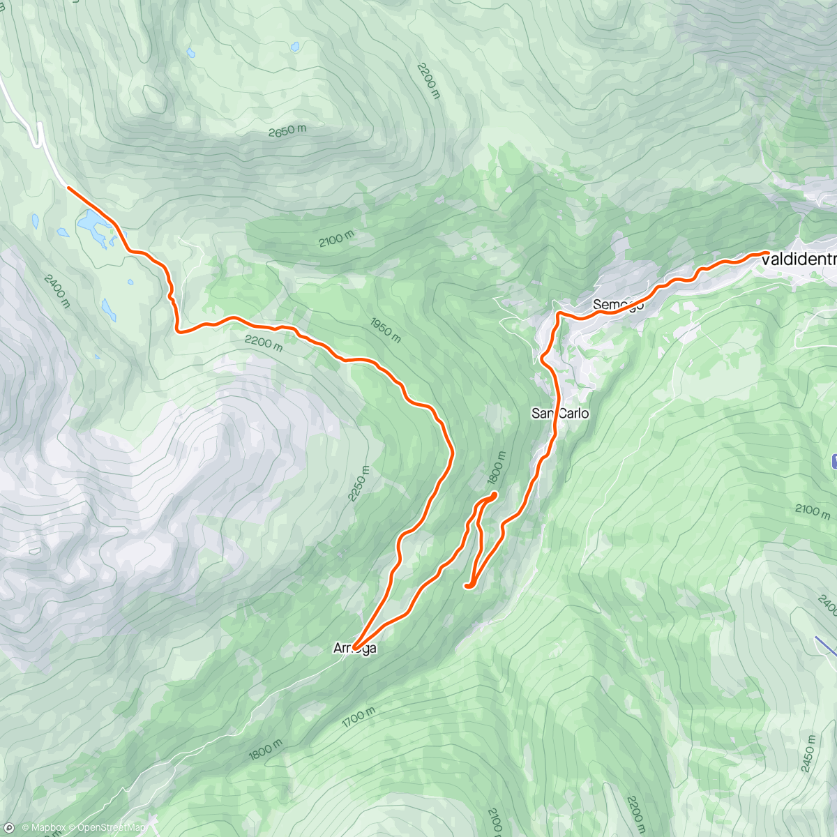 Map of the activity, ROUVY - Passo di Foscagno | Italy