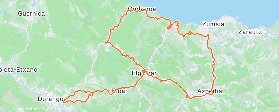 Карта физической активности (Morning Ride)