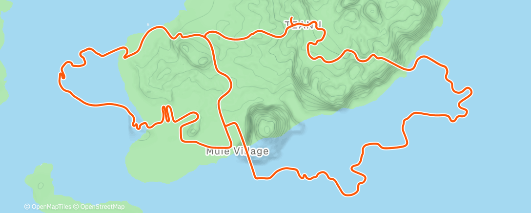 Mappa dell'attività Zwift - Group Ride: Team RWB Z2 Endurance Ride