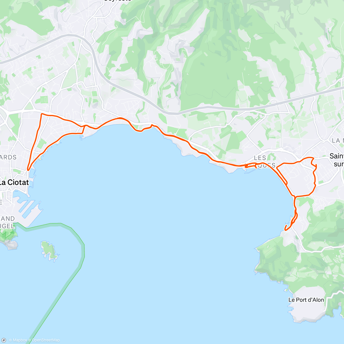 Mappa dell'attività Marathon à Tâtons : Jour 4/7 👣