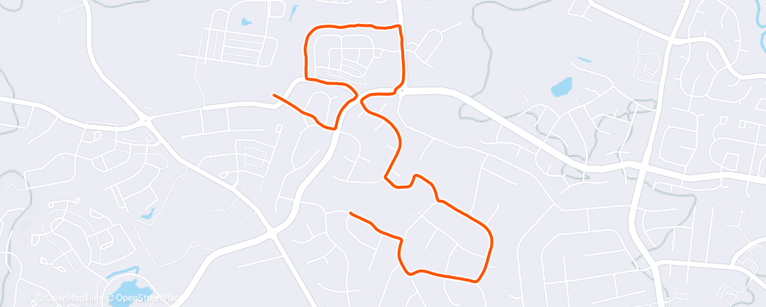 Map of the activity, Morning Trail Run