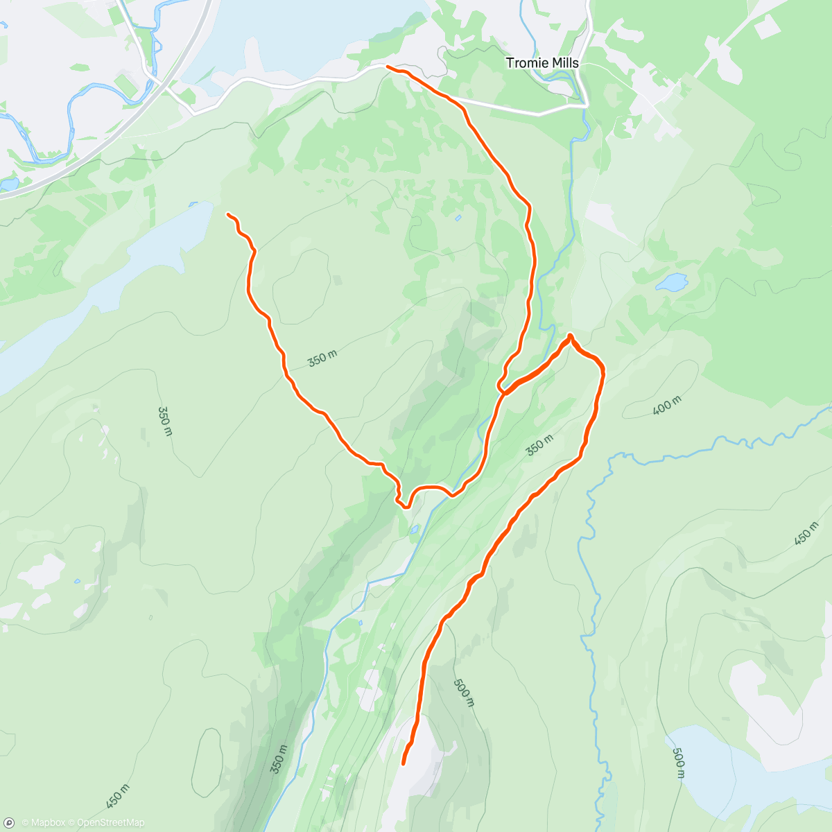 Map of the activity, “This is not a run”: @stuartmalcom finally admits what we all know about his route choices!