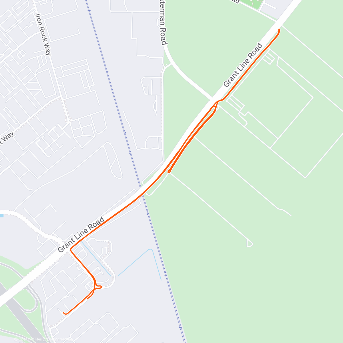 Map of the activity, Merry Christmas from Elk Grove Run Club and River City Rebels.  Had a great time with Christmas Sweater Run!!  Thank you to everyone that showed up and ran in the rain.