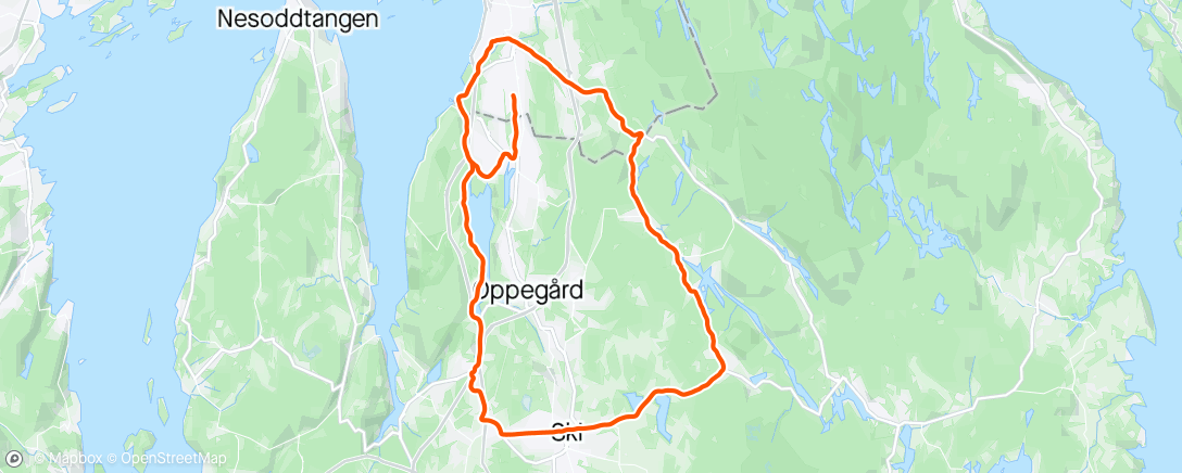 Mapa de la actividad, Ski-Siggerud
