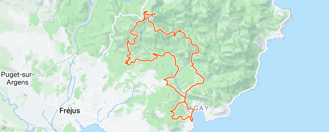 Map of the activity, Mont Vinaigre ⛰️