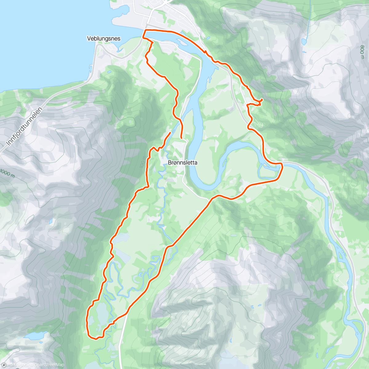 Map of the activity, Pistolrunden