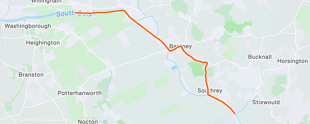 Map of the activity, Morning Gravel Ride