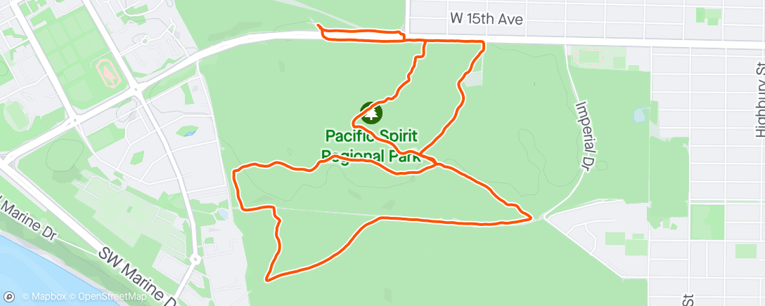 Карта физической активности (Knee Knacker 7-2 Morning Trail Run)