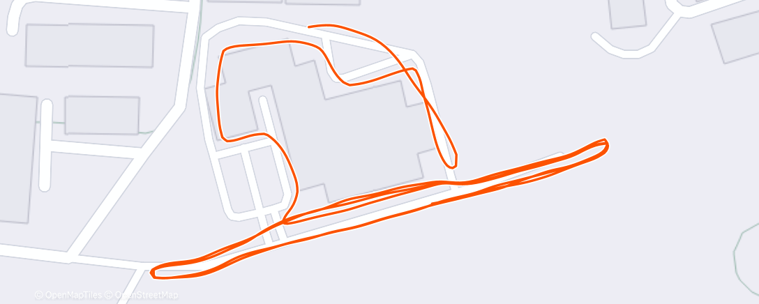 Map of the activity, Morning Run