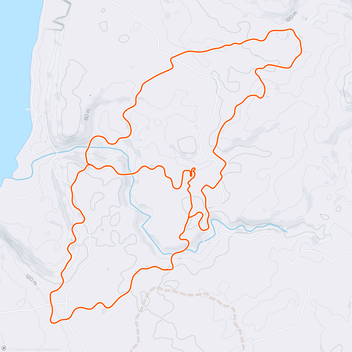 Map of the activity, TT Bike Easy