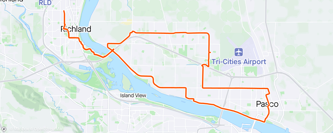 Map of the activity, 2 for Sunday because why not workout #goat #goatlife #shutuplegs #Chinook #chinookchinook